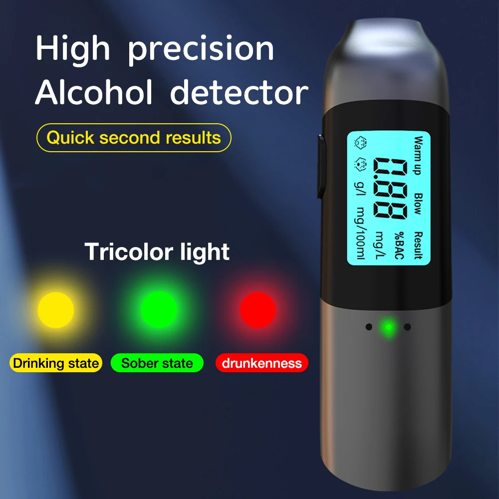 Non-Contact Alcohol Breath Tester LED Digital Display Alcoholmeter