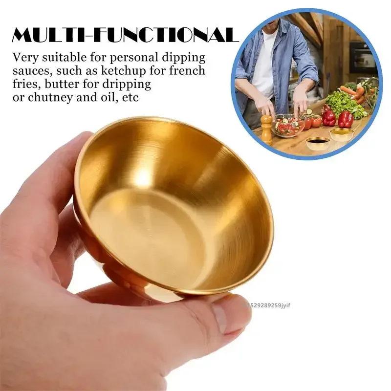 Stainless Steel Sauce and Spice Dishes Set - Specialty Tableware Collection