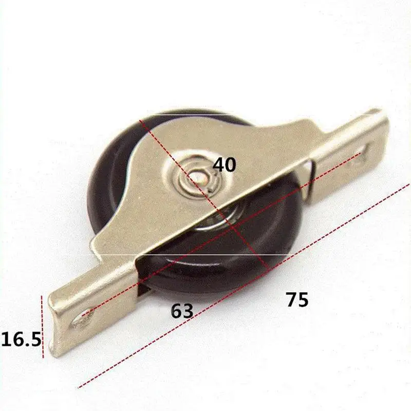 Heavy Duty Sliding Door Mute Wheel Cabinet Furniture Slide Way Practical Multifunctional Mute Roller Pulley