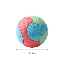Durable Bouncy Dog Chew Ball for Tooth Cleaning and Training (M)