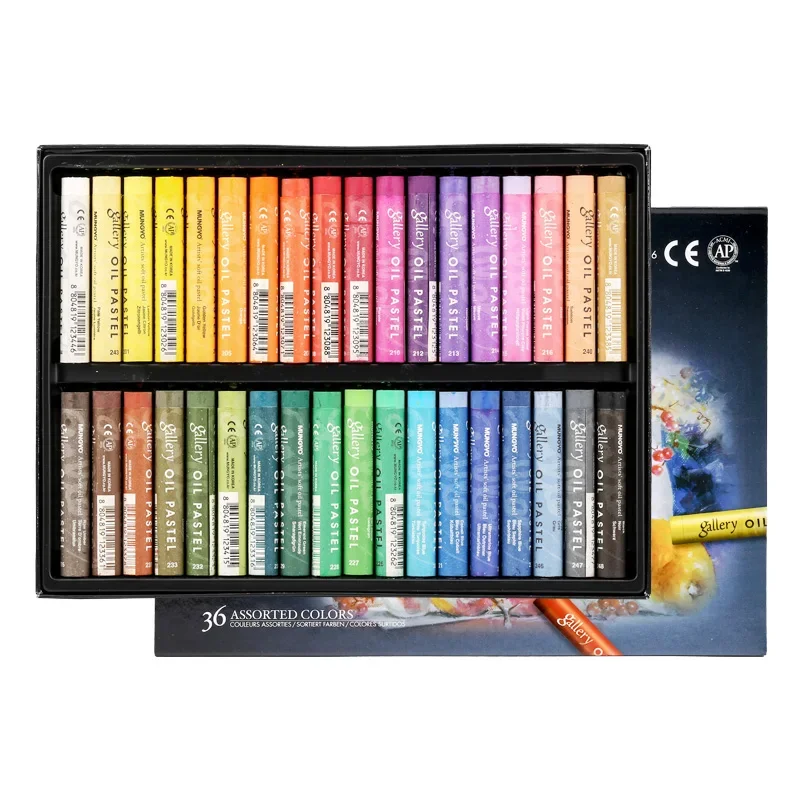 MUNGYO Gallery Artist's Soft Oil Pastel Graffiti Painting Drawing Pen School Stationery Art Supplies 12/24/48Colors oil pastels