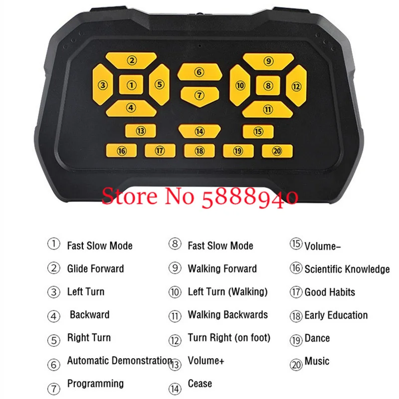 Smart Early Education Auto Demo Fire Bullet Remote Control Space Robot 60Mins Gesture Sensing Singe$Dance Walking RC Robot Toy 6