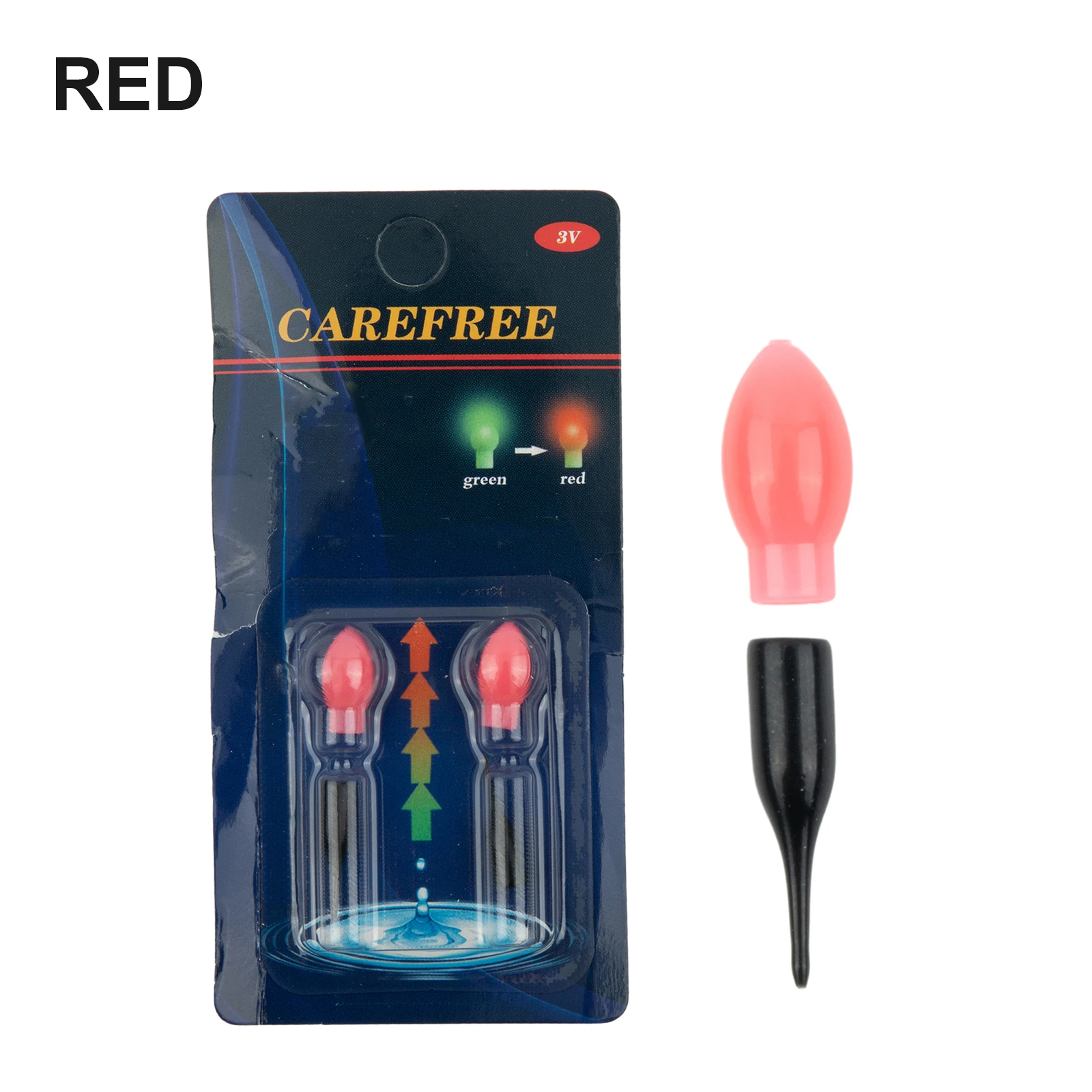 

Night Fishing Float Fishing Lightstick Super Bright Red/Green 12.5x4x4mm ABS Fish Float Light Light Softer Lightweight