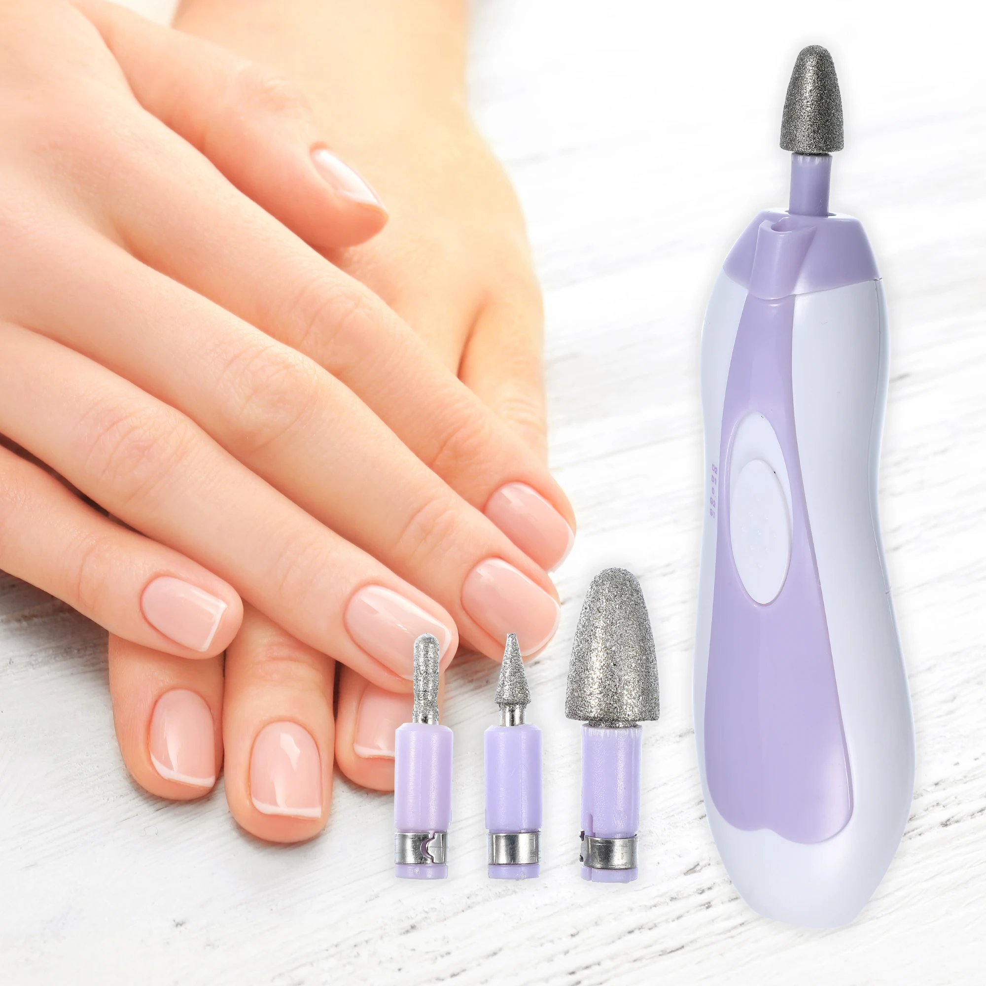 Electric Nail Grinder VOCOSTE 6 in 1 Electric Nail Drill Sander Nail File Set Nails Manicure Pedicure Nails Care Kits Mill Tools For Gel Removing