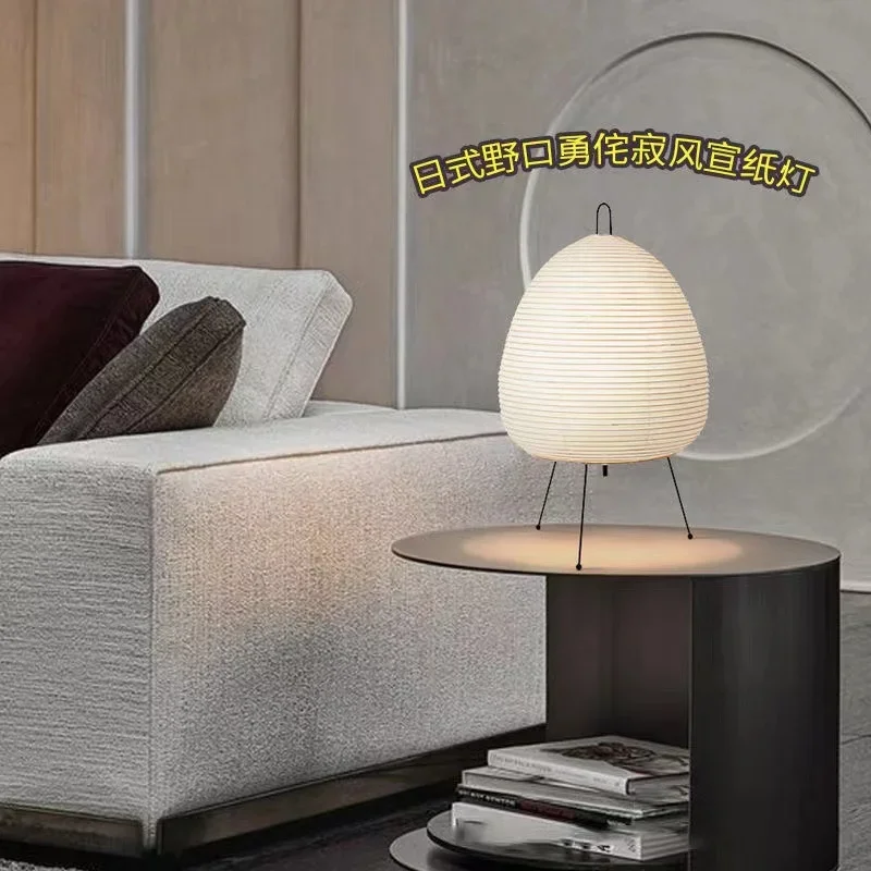 Japanese Design Table Lamp Rice Paper Standing Lamp Bedroom Home Decor Study Living Room Bar Light Fixtures 2