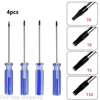 Magnetic Torx Screwdriver Sets Precision T6 T8 T9 T10 Torx Security Repair Tool Kit for Xbox 360 Wireless Controller FIF66 1