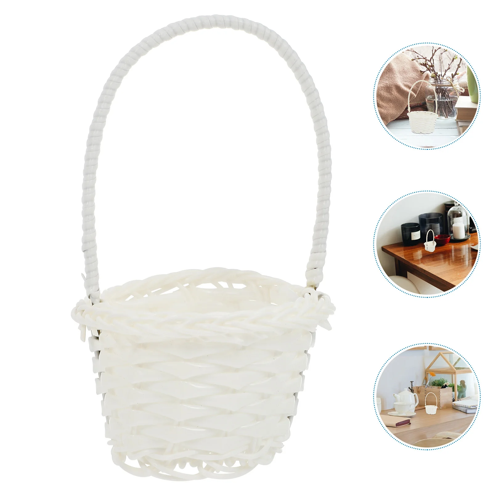 6pcs Durable Woven Baskets Distinctive Rattan Baskets Baskets 6