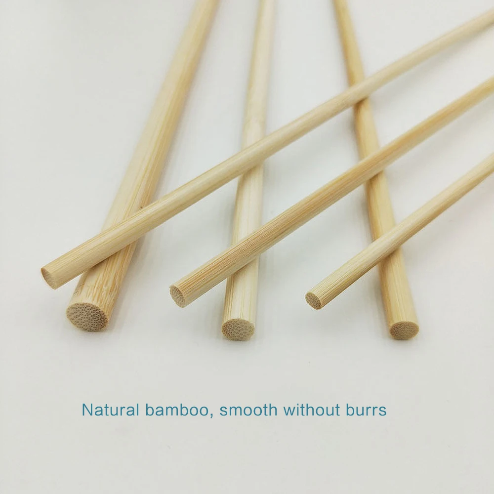 10pcs/lot Multi-size Round Square Bamboo Sticks Diy Handcraft Making  Modeling Materials - Wood Diy Crafts - AliExpress