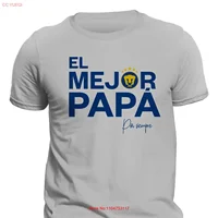 T-shirt vintage délavé pour la Fête des Pères Pumas De La Unam Le meilleur papa pour toujours, style streetwear décontracté et doux pour homme 1