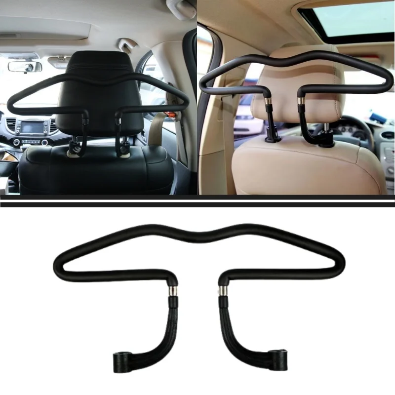 Appendiabiti per auto Supporto per poggiatesta Supporto per vestiti Appendiabiti universale per sedile posteriore per auto Accessorio da viaggio Appendiabiti per sedile