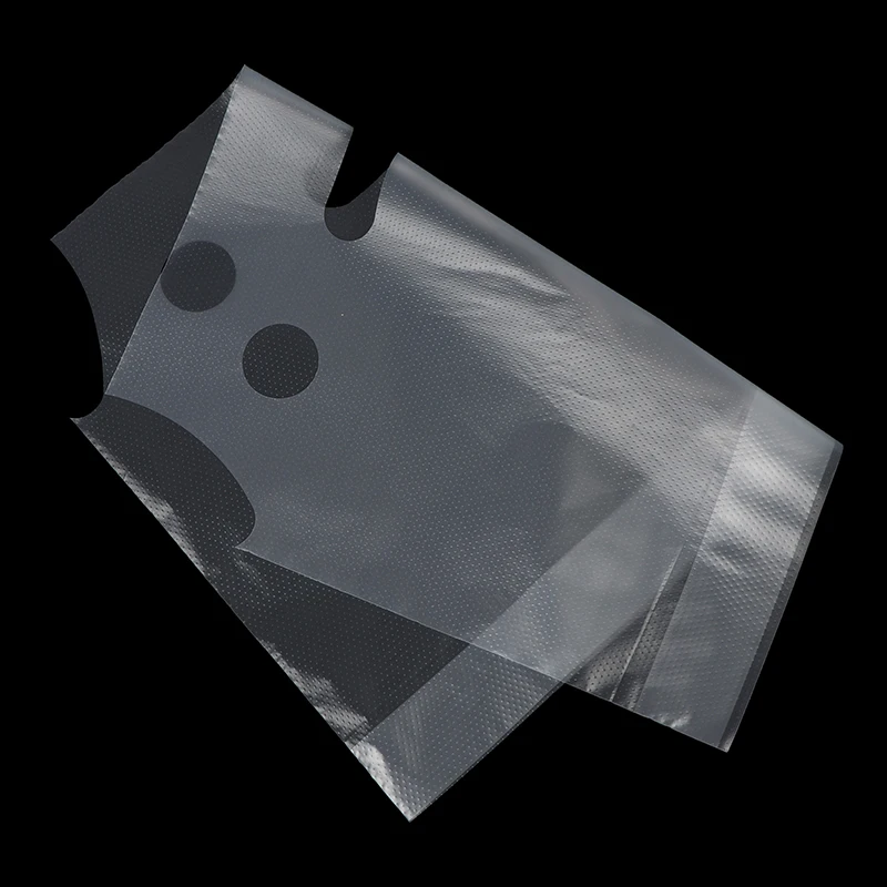 100Pcs Frosted Transparent Disposable Beverage Bags