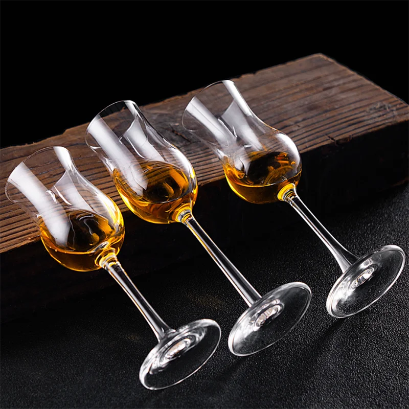 Crystal Scent Cup for Whisky, Rum Glass, Wine Serving, Tulip Tasting Glass, Mulled Wine Glass