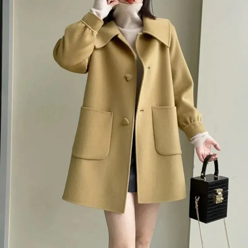 Korean woolen coat image 4