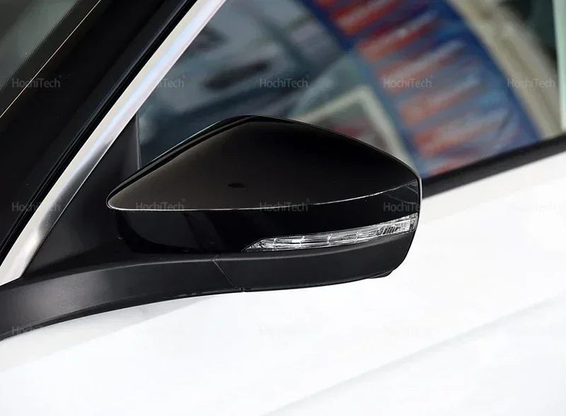 Schwarze Seitenspiegelkappen für Volkswagen VW T-Roc T-Cross 2018–2021, Skoda Octavia Mk3 2013–2018, neuer Stil, Kohlefaser-Spiegelabdeckung – Detail 36