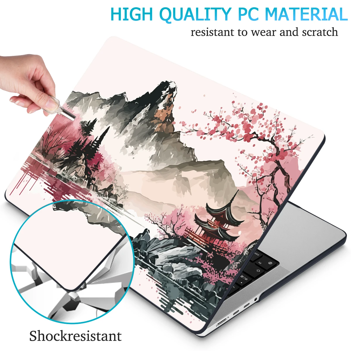 Estojo Rígido Tradicional para Macbook Pro 14 16 m3 2023 m2 Air 13 A2681 Air 15 A2941 Pro 13 Polegada A2338 m1 A2337 133 - Imagem 5