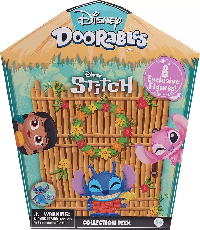 Original Doorables Stitch cartoon Model figure children collect Toys gifts  - AliExpress