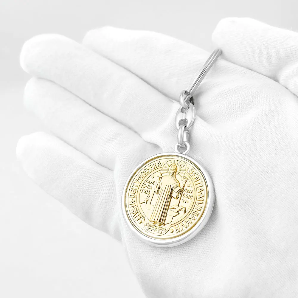 Orthodox Pendant Keyring Orthodox Catholic Talisman Car Ring Keychain Jewelry Catholic Gifts Брелок для ключей