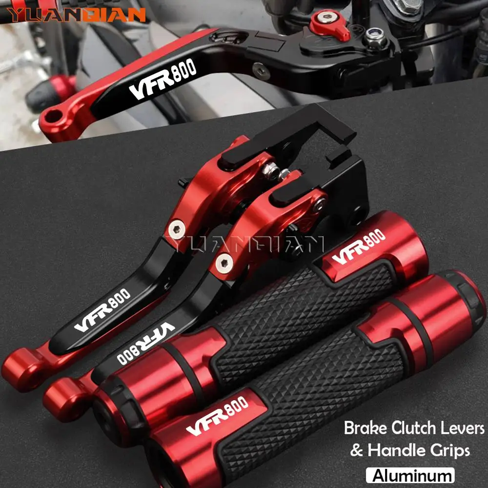 

For honda VFR 800 VFR800FIWI VFR800 FIWI 1998 1999 2000 2001 Motorcycle Aluminum Adjustable Brake Clutch Levers Handlebar grips