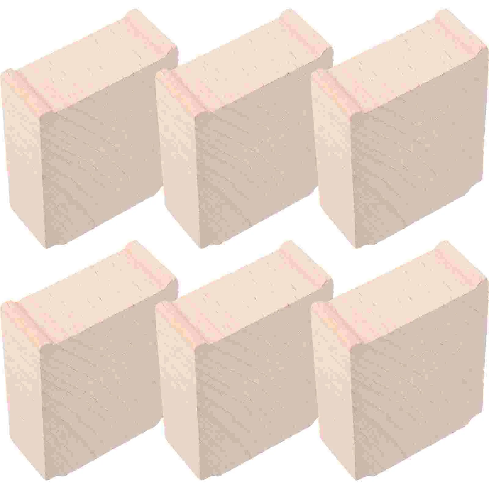 Train Bridge Pier Child Trestles 670X520X240CM Beech Supports Wood Track Risers 6 Pcs