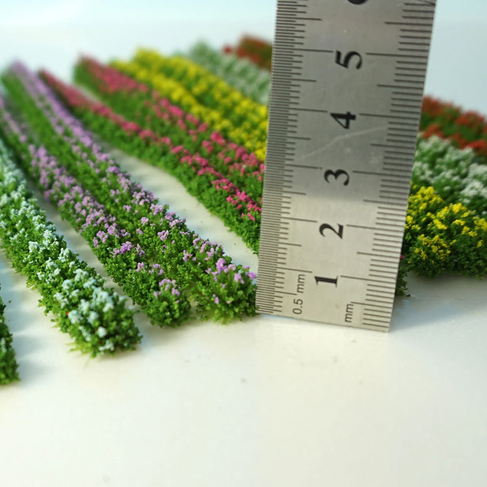 Description Picture 6 of itemSelf-Adhesive Fake Static Grass Tufts Miniature Scenery Mixed Wildflowers Flower Cafts Artificial Grass Modeling DIY Ornament