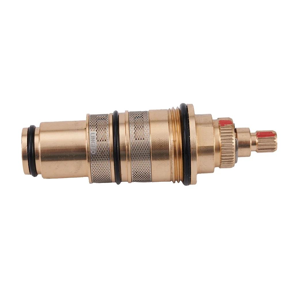 Brass Replacement Thermostatic Cartridge Shower Mixer Valve Bar Repair Kit Temp Range 20-48 Degrees C