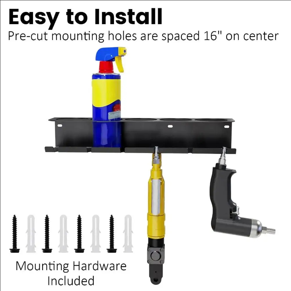 Hand Power Tool Organizer Wall Mounted Shelf For Workshop Garage Aerosol Spray Can Holder Car Brushes Bottle Organizer Holder 3