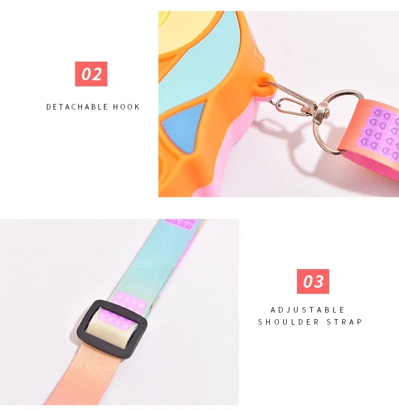 Squishy Fidget Toys Premium Unicorn Mini Shoulder Bag