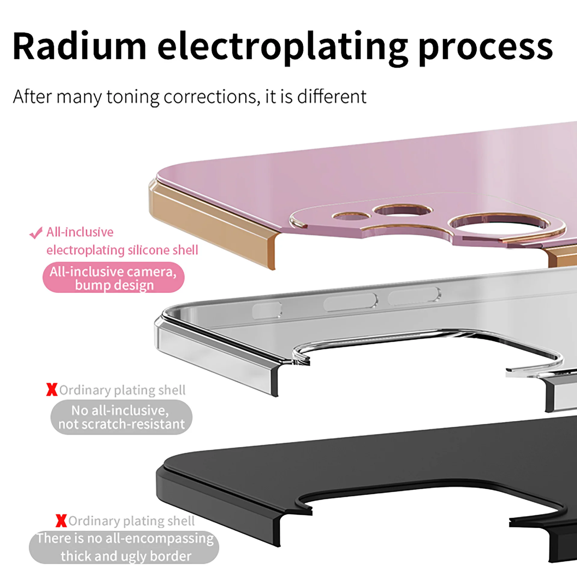 Ring Plating Magnetic Case Phone Case Phone Protector Cover For OPPO Reno 9A Reno 7A 5A Japanese version Cover Luxury Color Anti-knock Cases for Reno5A Reno9A