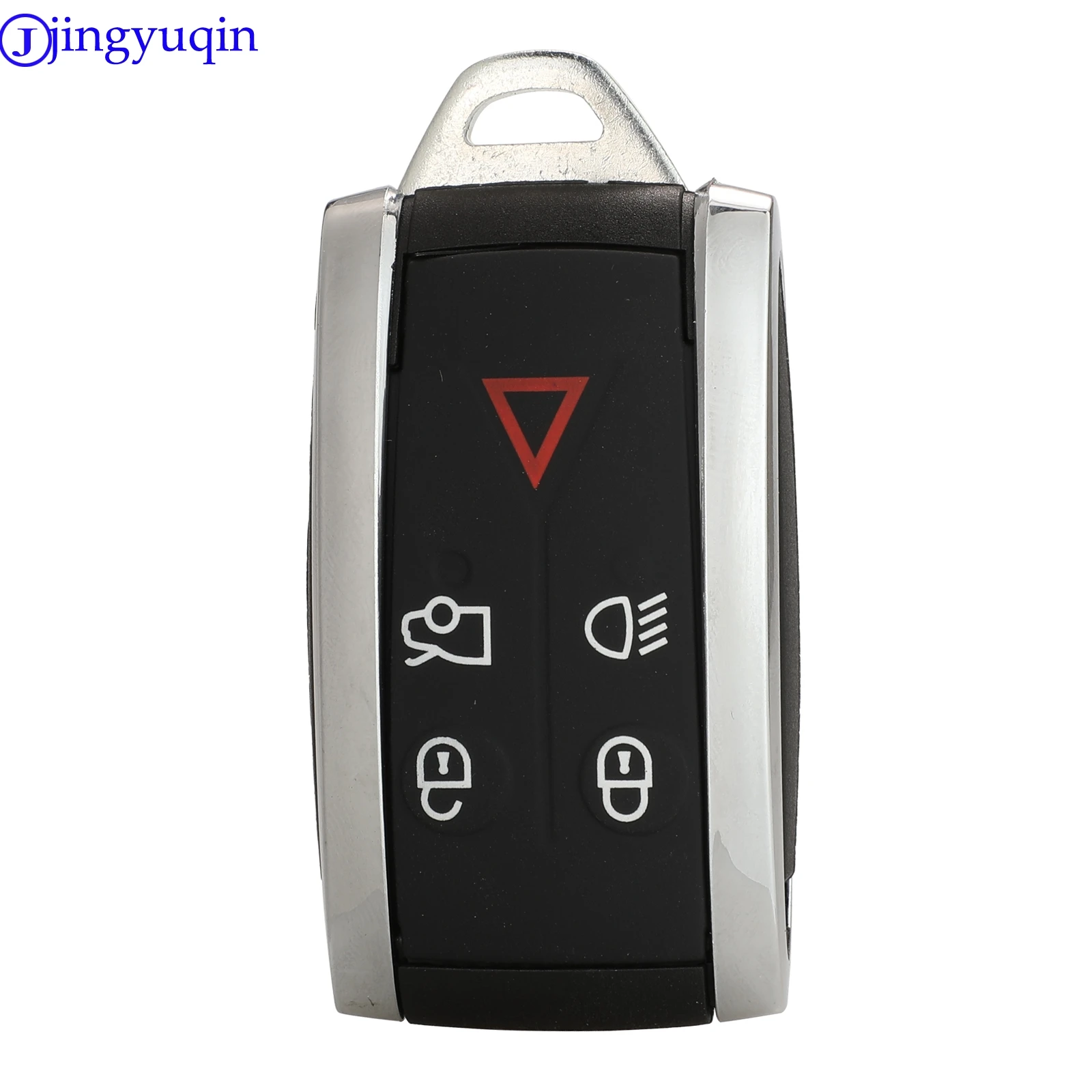 Remote Key Case Cover For Jaguar X XF XK XKR 5 Buttons Smart Prox Key Fob Shell Case Housing + Blade