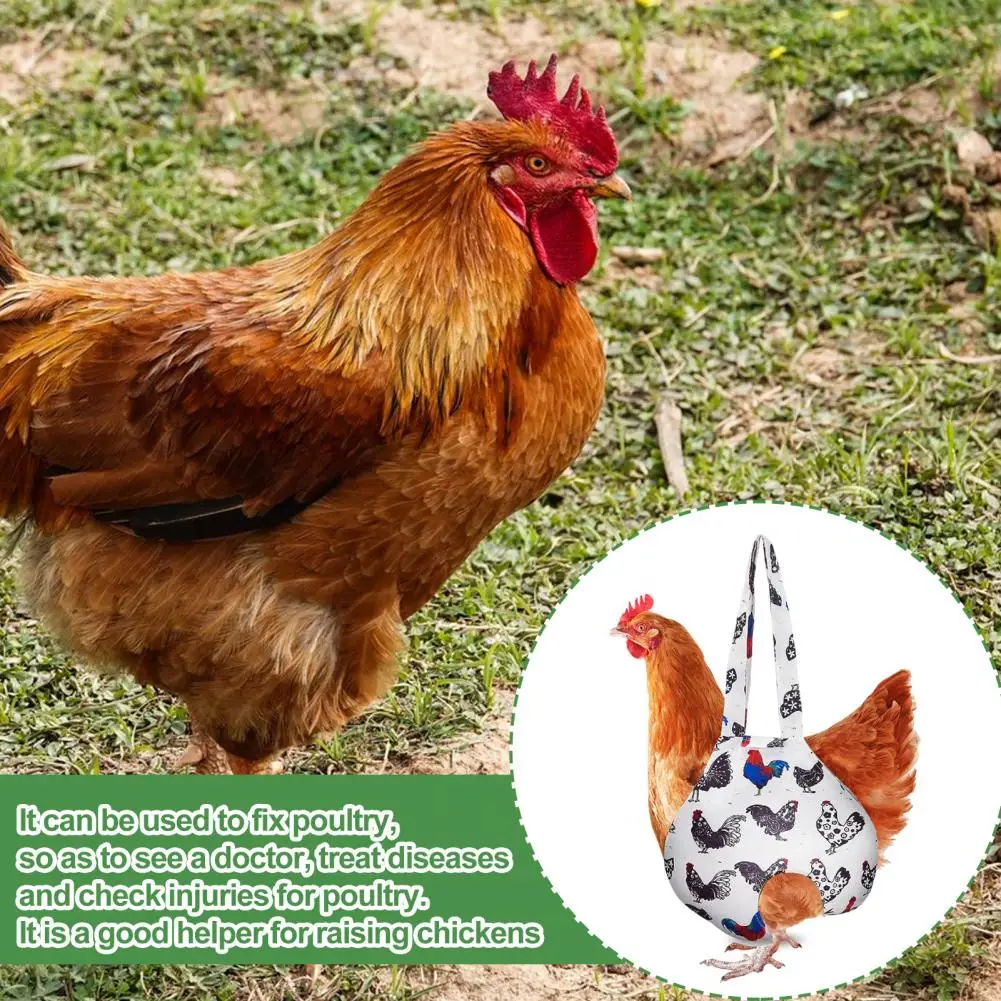 Washable Poultry Transport Bag Chicken Leg Holder Poultry Carriers for Travel Transport Chicken Tote Bag Hen Sling for Hiking