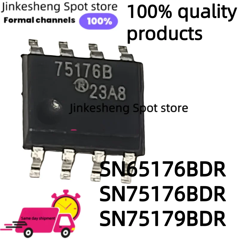 10pcs Original SOP-8 Controller SN65176BDR, SN75176BDR, SN75179BDR ...