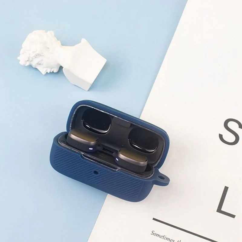 Custodia In Silicone Per Earfun Air Pro 3 Custodia Protettiva Per Cuffie Senza Fili In Silicone Antiurto Con Gancio