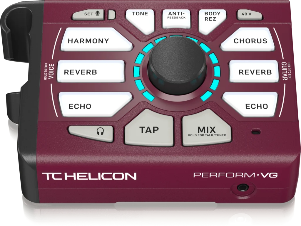 TC-Helicon PERFORM-VG Mic-Stand Mount Vocal e guitarra acústica