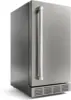 Outdoor Refrigerator, Weather Proof Stainless Steel Beverage Beer Cooler Under Counter Fridge, Indoor/Outdoor Refrigerator with 1
