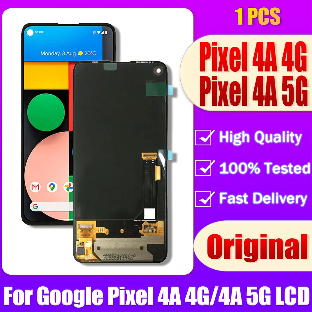 Original-For-Google-Pixel-4A-4G-G025J-LCD-Display-Touch-Screen ...