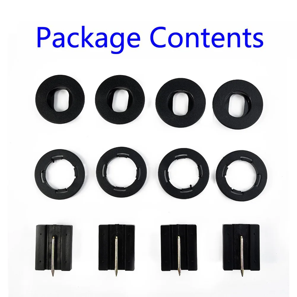 

4Pcs Universal Car Floor Mounting Points Carpet Mat Mats Clips Car Floor Mat Clips Carpet Fixing Retainer Anti-Slip Floor Sleeve