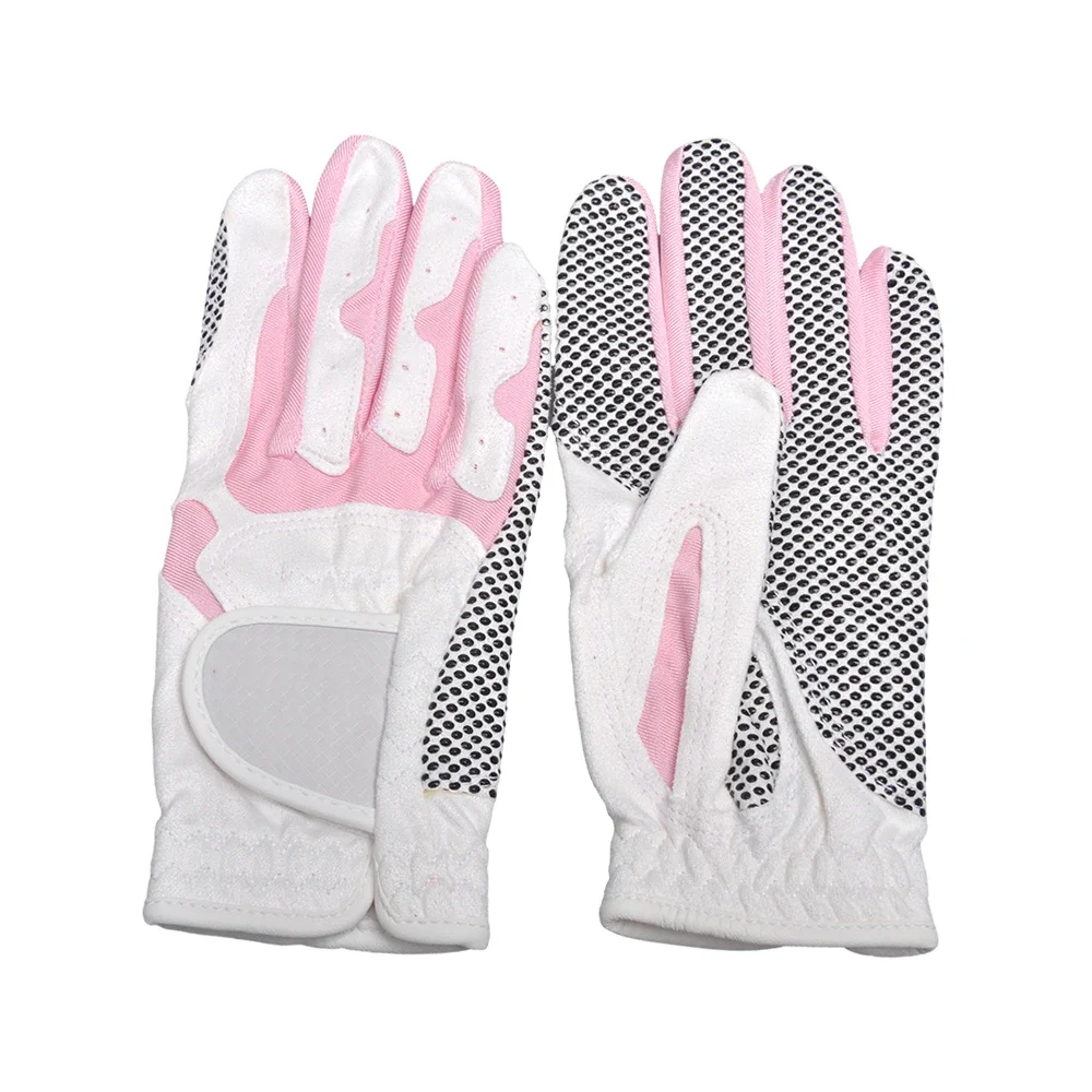 PGM Women's Golf Gloves ST018 Left Hand & Right Hand Nanometer Cloth Golf Breathable Palm Protection High Quality Sport Gloves 5
