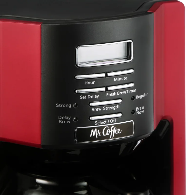 Cafetera Electrica Mr. Coffee 12 Tazas - Rojo