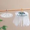 Round Drying Rack Large Capacity 20 Clips Multifunction Hanger Shelf for Bedroom Closet Socks Bra Storage Space Saving Organizer 1