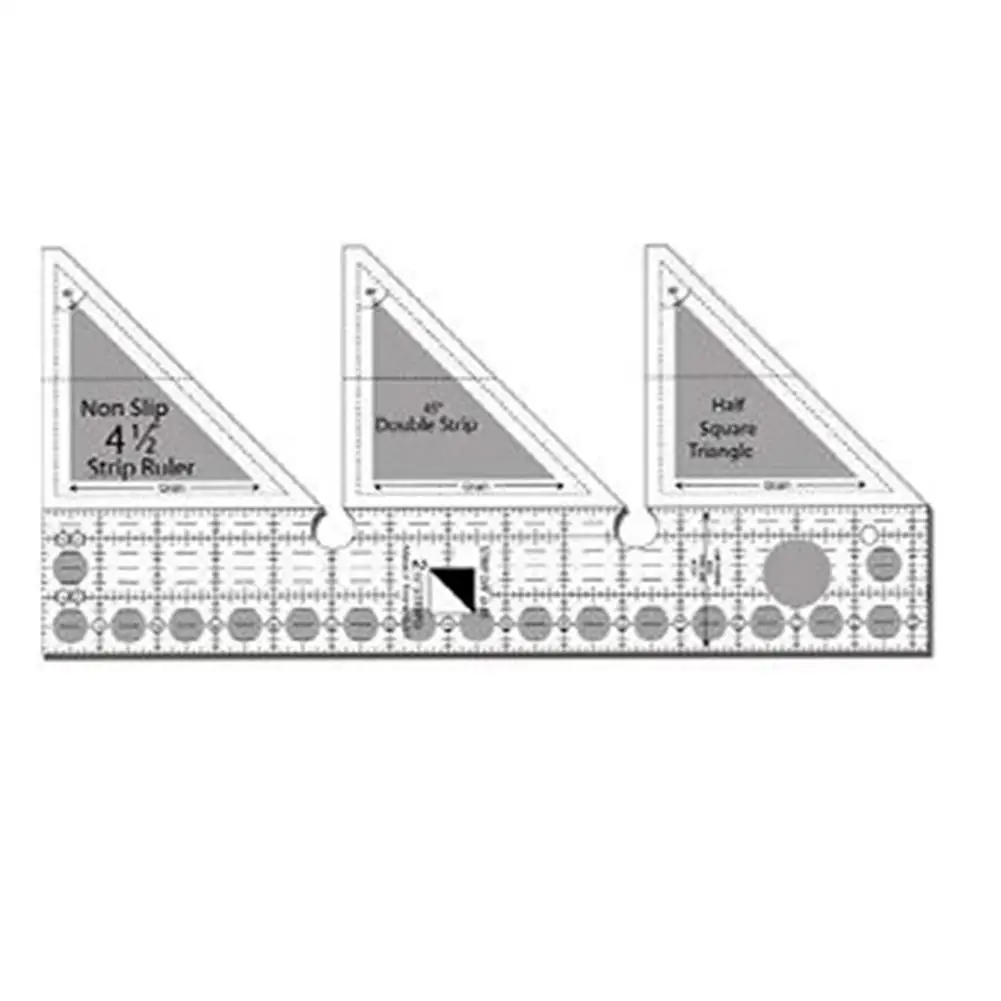 Transparent Acrylic Rulers 45° Strip Ruler Diamonds Ruler Patchwork
