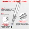 Professional Nail Drill, 45000RPM Brushless Electric Nail File Manicure Pedicure with 7 Drill Bits, Perfect for Home Salon Use, 2