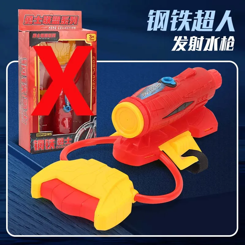 Ensemble de lanceurs de gants Spiderman, jouet d'eau pour enfants, lanceur de héros, poignet, jouets de combat aquatique en plein air, cadeau d'anniversaire pour garçon, nouvelle collection été