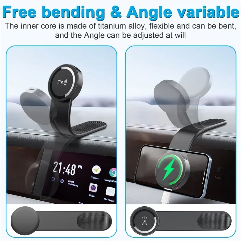 Wireless Car Charger Phone Holder Fast Charging