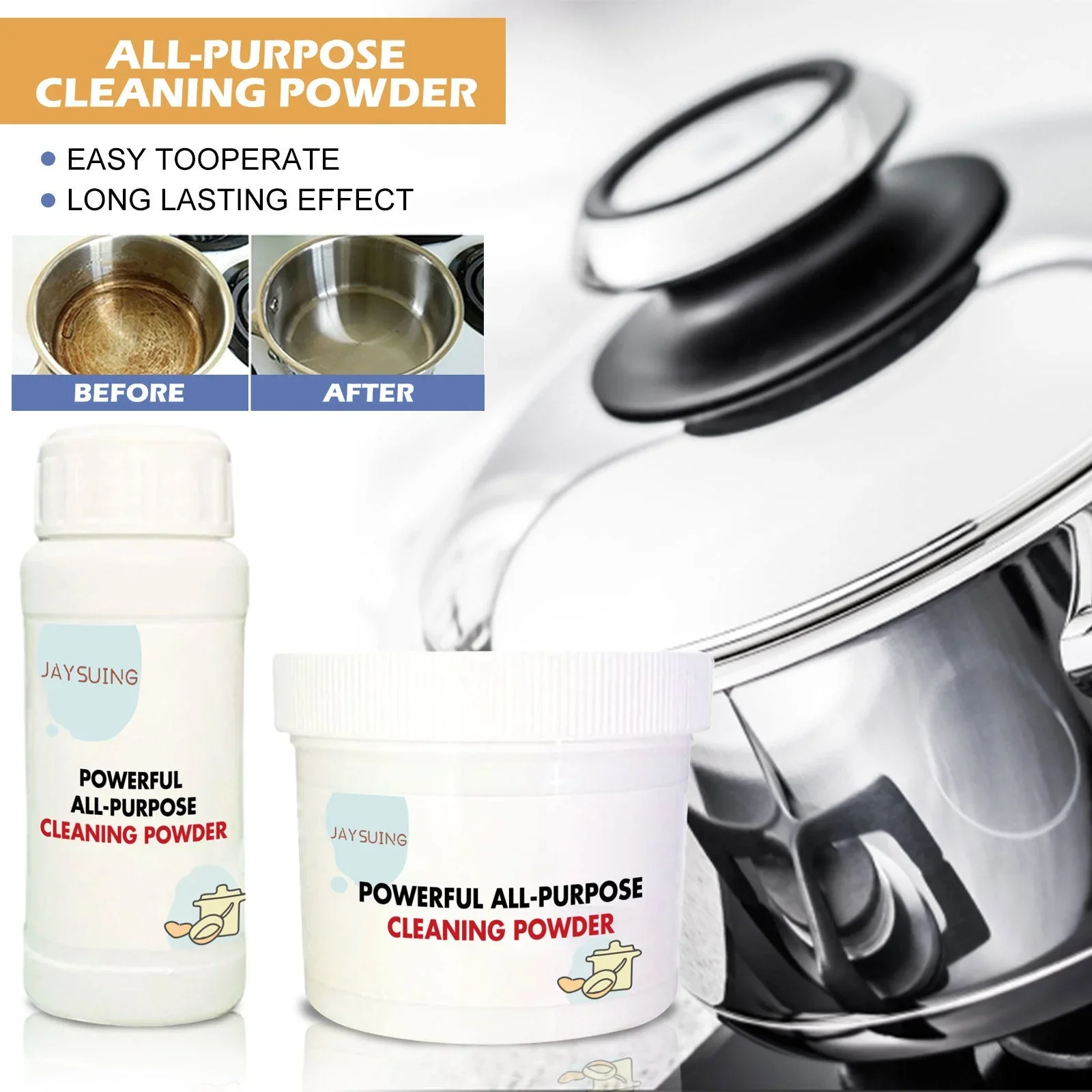 All Purpose Instant Kitchen Cleaning Powder Cleaner