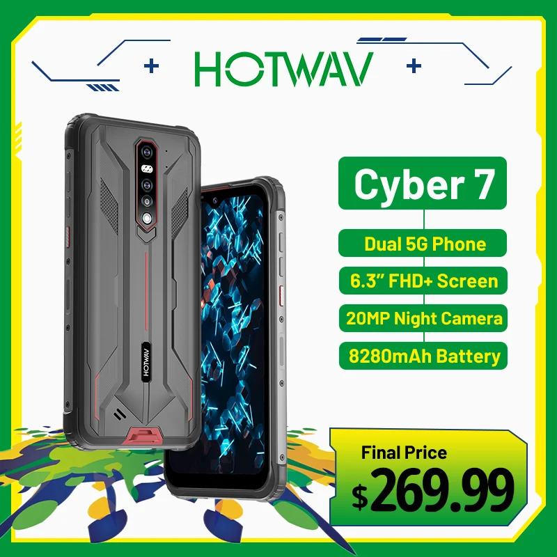 Hotwav Cyber 7 5g Rugged Phone 6.3 Inch Fhd+ Screen 8gb Ram 128gb Rom ...