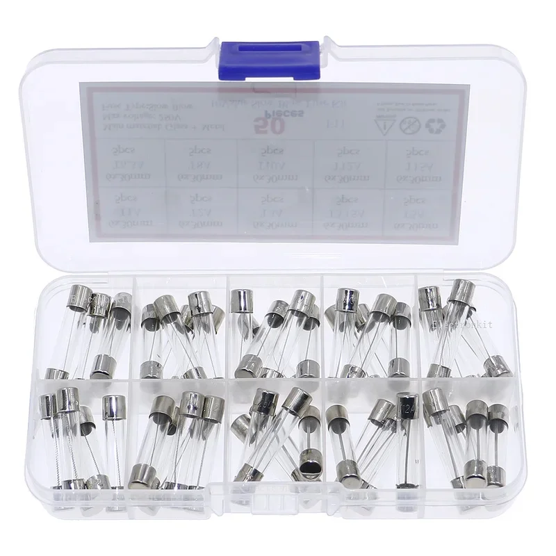 80pcs 6x30mm Quick Fast Blow Glass Assorted Fuse A... - Vicedeal