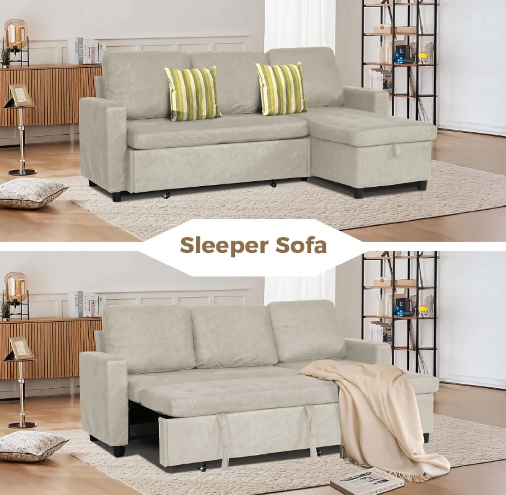 Convertible L-Shaped Sofa 2