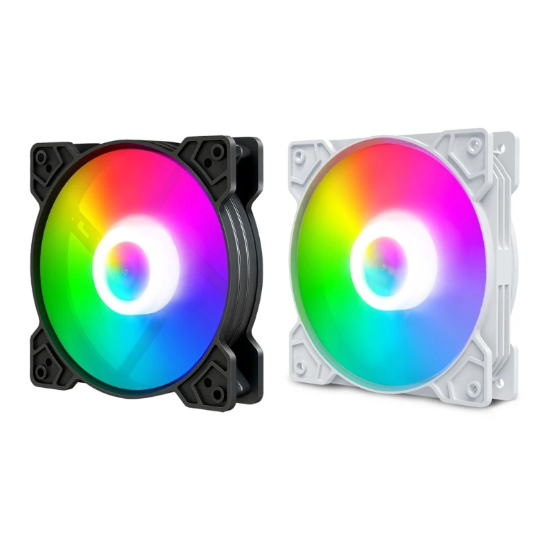 

120-мм вентилятор корпуса RGB Вентилятор охлаждения корпуса компьютера для универсального охладителя корпуса ПК