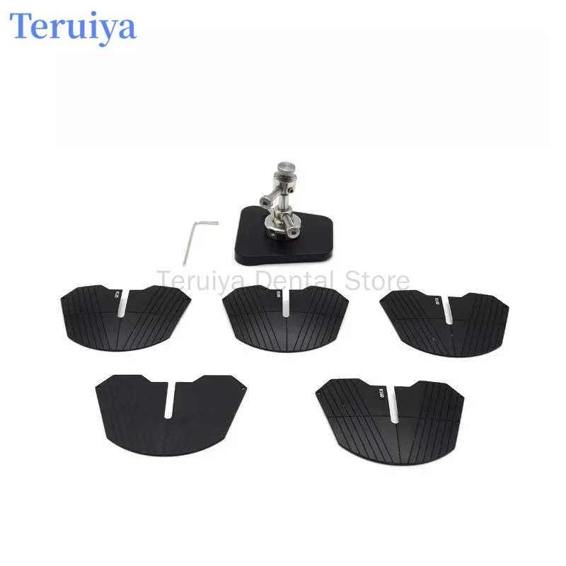 High-End Dental Universal Teeth Arrangement Plate Base - Semi-Adjustable Articulator Accessory for Complete Removable Dentures
