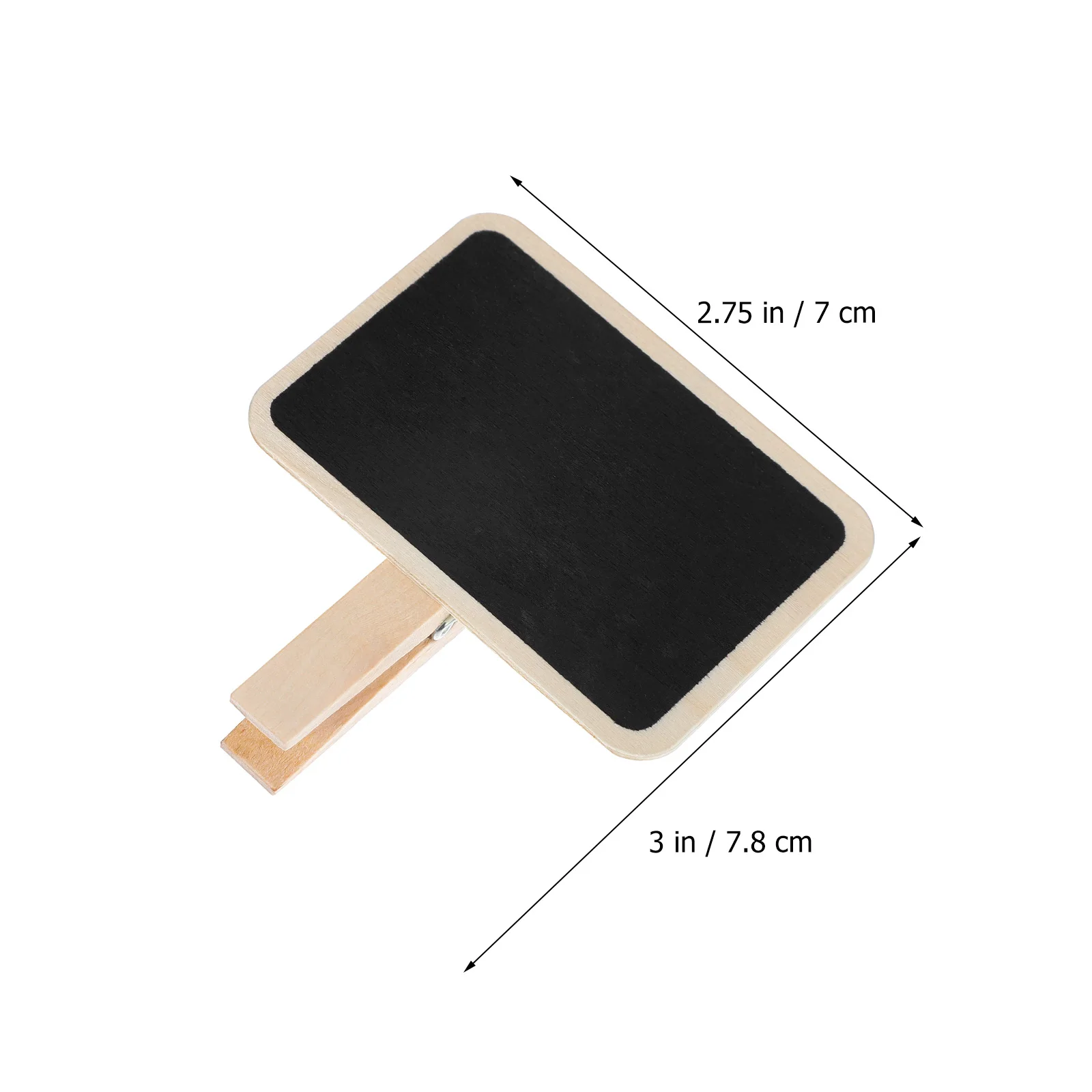 20 Pcs Small Blackboard Clip Mini Chalkboard Signs Food Wooden Photo Clips Labels Party Merchandise Tags For Party et NEW